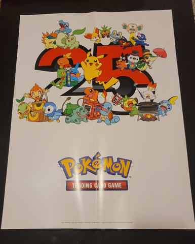 Pokemon 25th Anniversary Poster