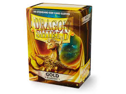 Dragon Shield Gold Classic 100 Standard Size Sleeves