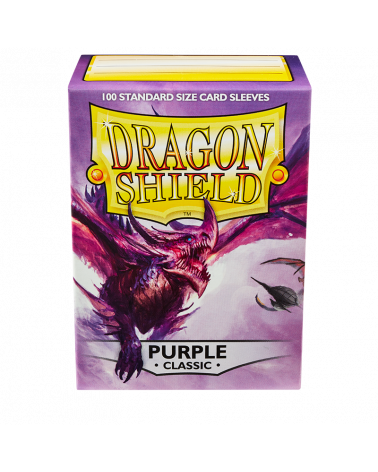 Dragon Shield Purple Classic 100 Standard Size Sleeves
